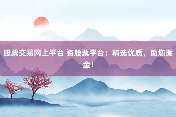 股票交易网上平台 资股票平台：精选优质，助您掘金！