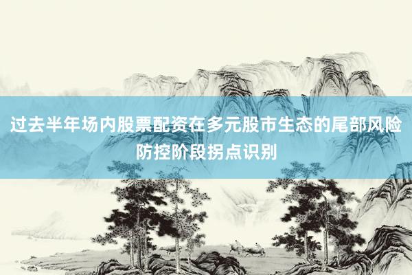 过去半年场内股票配资在多元股市生态的尾部风险防控阶段拐点识别
